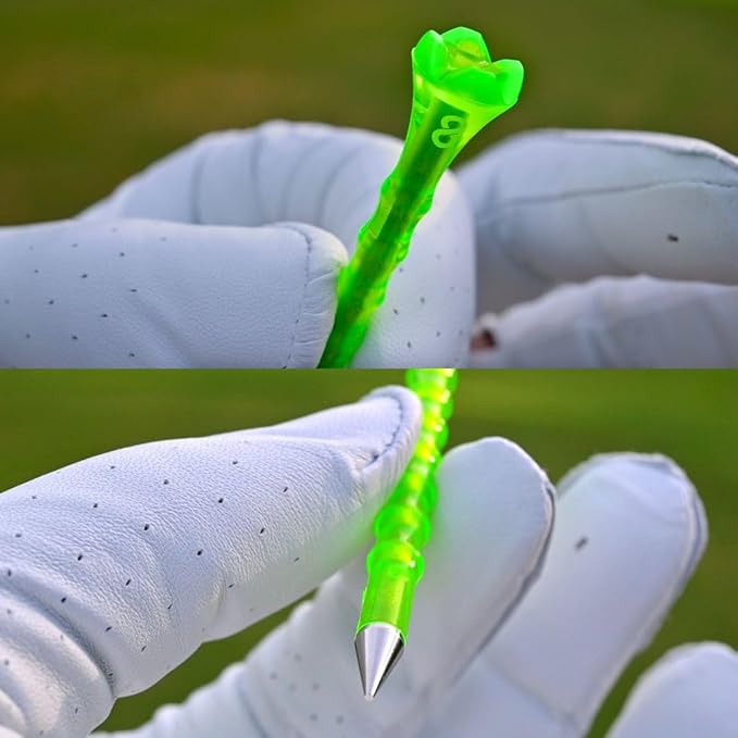 Metal golf tees
