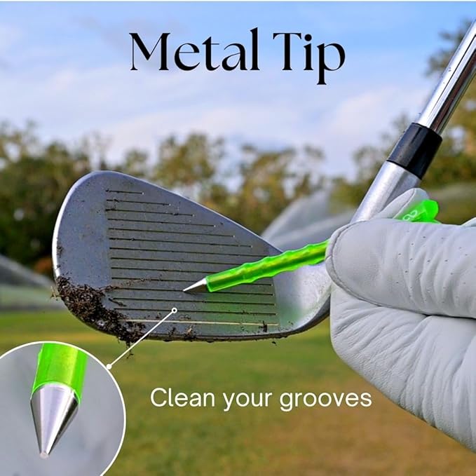 Metal golf tees