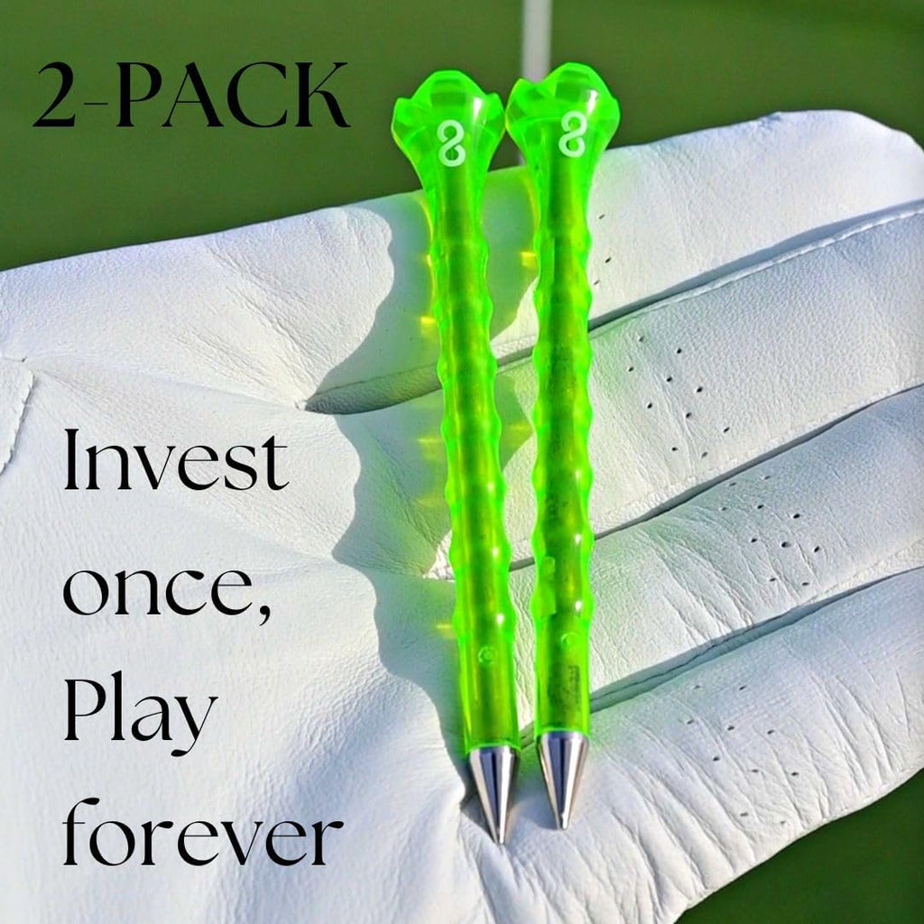 Metal golf tees