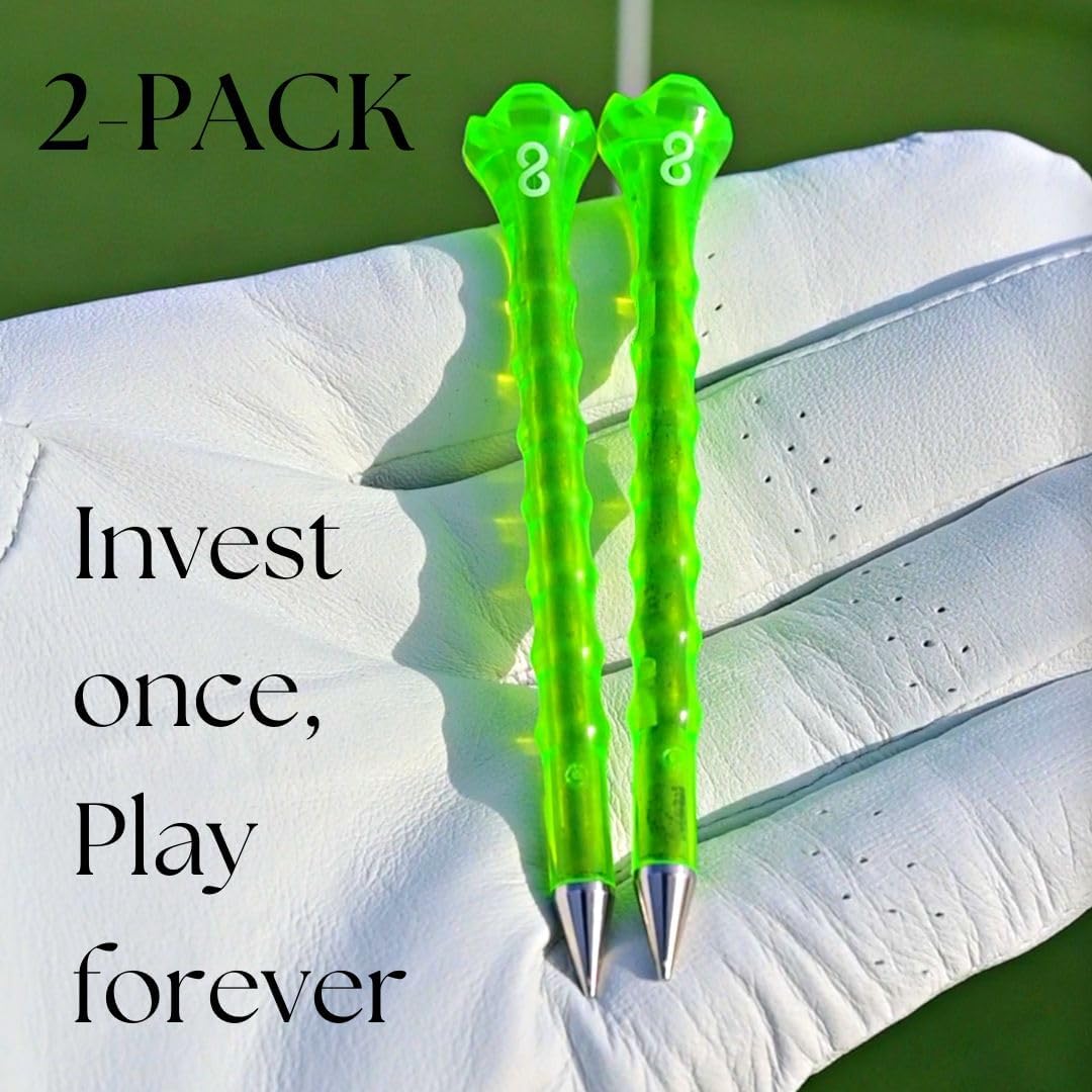 Metal golf tees